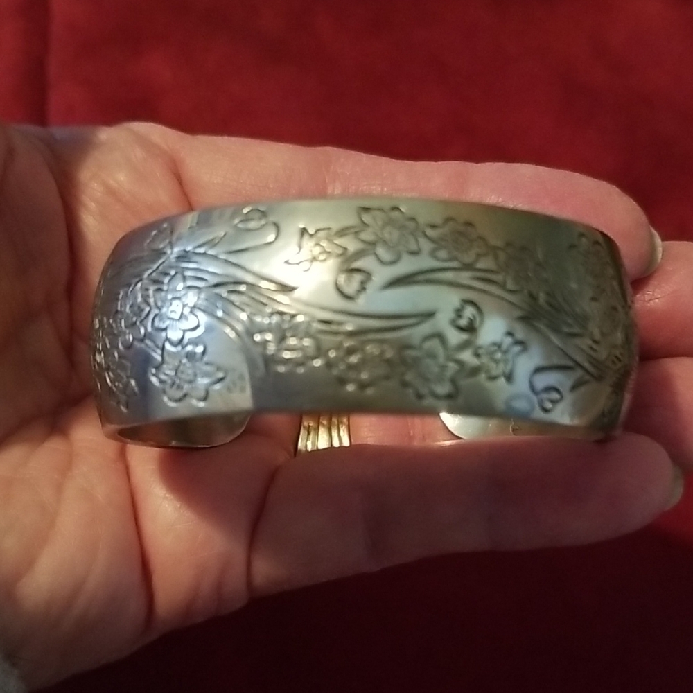 Pewter Cuff Bracelet